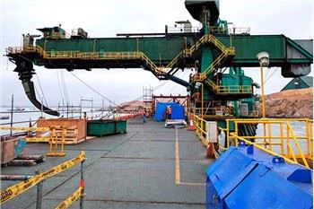 Naprawiono ładowarkę do statków masowych